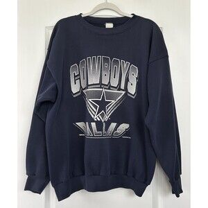 Vintage Dallas Cowboys 1993 Pullover Sweatshirt Mens XXL Blue Competitor USA